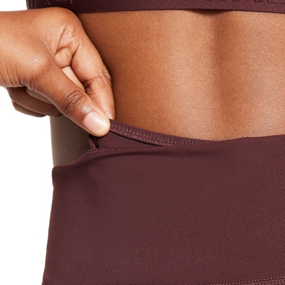 NWT M Nike Big Girls One Dri-fit High-Waisted Leggings - Bgycrh/whi - Picture 2 of 4